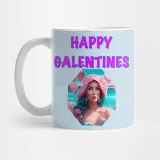 Happy Galentines day from the beach Mug